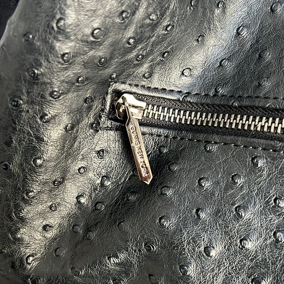 Gunas New York -Naomi - Black Vegan Leather Tote Bag Retails $175 - Picture 3 of 12